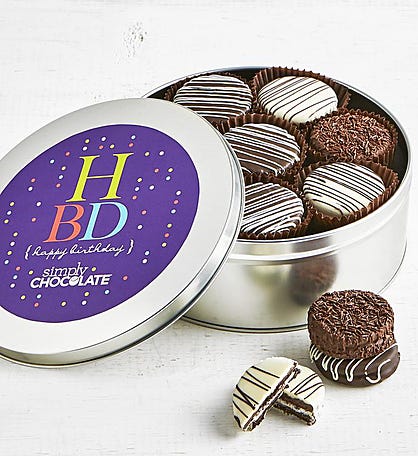 Simply Chocolate Happy Birthday! OREO® Tin